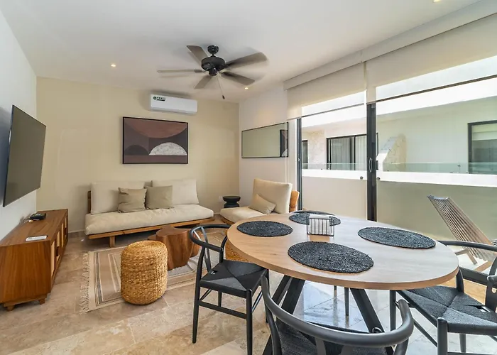 Сasa de vacaciones Bright 1 Bd With Balcony Tulum