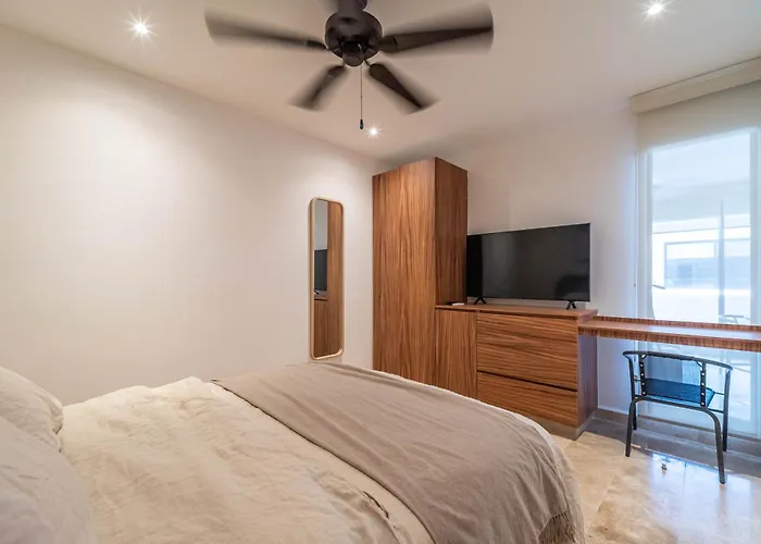 Сasa de vacaciones Bright 1 Bd With Balcony Tulum