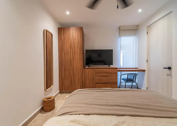Bright 1 Bd With Balcony Сasa de vacaciones Tulum
